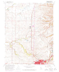 Roseville 1967 topographic map thumbnail