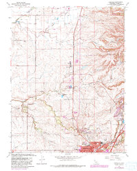 Roseville 1967 topographic map thumbnail