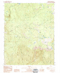 Rough Spur 1992 topographic map thumbnail