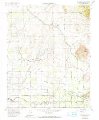 Round Mountain 1964 topographic map thumbnail