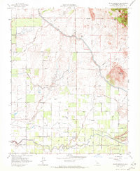 Round Mountain 1964 topographic map thumbnail
