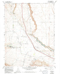Rovana 1983 topographic map thumbnail