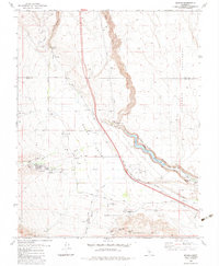 Rovana 1983 topographic map thumbnail