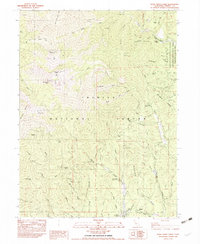 Rush Creek Lakes 1982 topographic map thumbnail