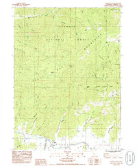 Russell Peak 1984 topographic map thumbnail