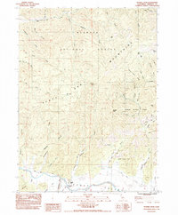 Russell Peak 1984 topographic map thumbnail