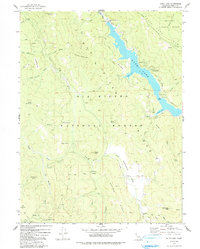 Ruth Lake 1978 topographic map thumbnail