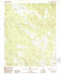 Sacatar Canyon 1986 topographic map thumbnail