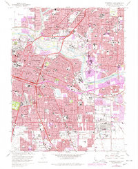 Sacramento East 1967 topographic map thumbnail