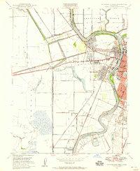 Sacramento West 1948 topographic map preview