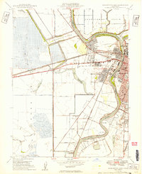 Sacramento West 1949 topographic map preview