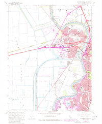 Sacramento West 1967 topographic map thumbnail