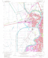 Sacramento West 1967 topographic map thumbnail