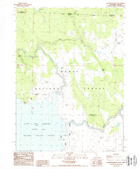 Sagebrush Butte 1988 topographic map thumbnail