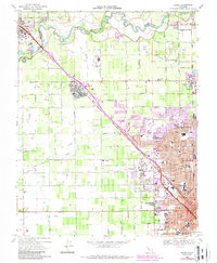 Salida 1969 topographic map thumbnail