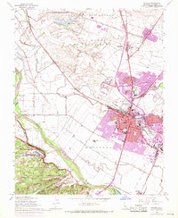 Salinas 1947 topographic map thumbnail