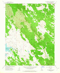 Salt Spring Valley 1962 topographic map thumbnail