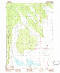 Sams Neck 1985 topographic map thumbnail