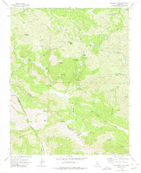 San Benito Mtn 1969 topographic map thumbnail