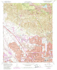 San Bernardino North 1967 topographic map thumbnail