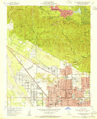 San Bernardino North 1954 topographic map thumbnail