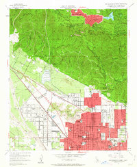 San Bernardino North 1954 topographic map thumbnail