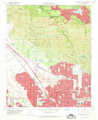 San Bernardino North 1967 topographic map thumbnail