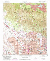 San Bernardino North 1967 topographic map thumbnail