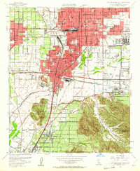 San Bernardino South 1954 topographic map thumbnail