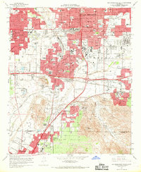 San Bernardino South 1967 topographic map thumbnail