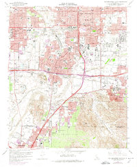 San Bernardino South 1967 topographic map thumbnail