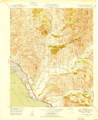 San Clemente 1949 topographic map thumbnail