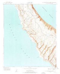 San Clemente Island Central 1943 topographic map thumbnail