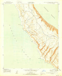 San Clemente Island Central 1950 topographic map thumbnail