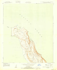 San Clemente Island North 1950 topographic map thumbnail