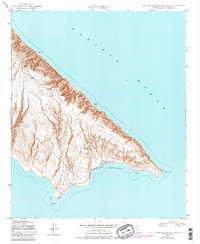 San Clemente Island South 1943 topographic map preview