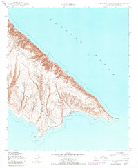 San Clemente Island South 1943 topographic map thumbnail