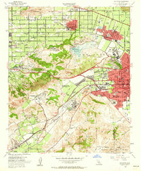 San Dimas 1954 topographic map thumbnail