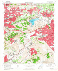 San Dimas 1966 topographic map thumbnail