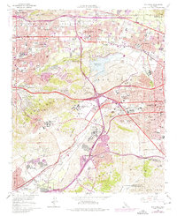 San Dimas 1966 topographic map thumbnail