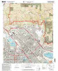 San Fernando 1995 topographic map thumbnail