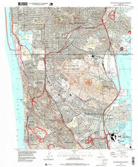San Francisco South 1995 topographic map thumbnail