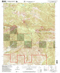 San Gorgonio Mountain 1996 topographic map thumbnail