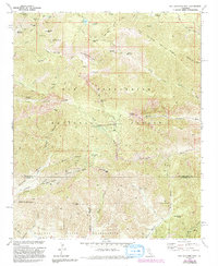 San Gorgonio Mtn 1970 topographic map thumbnail