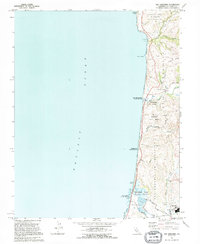 San Gregorio 1991 topographic map thumbnail