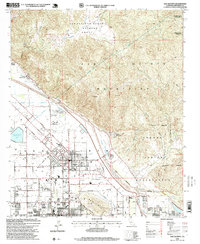 San Jacinto 1996 topographic map thumbnail
