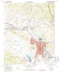 San Luis Obispo 1965 topographic map thumbnail