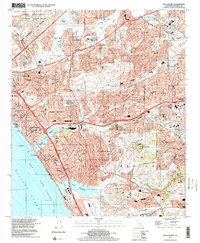 San Luis Rey 1997 topographic map thumbnail