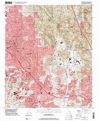 San Marcos 1996 topographic map thumbnail