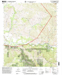 San Marcos Pass 1995 topographic map preview